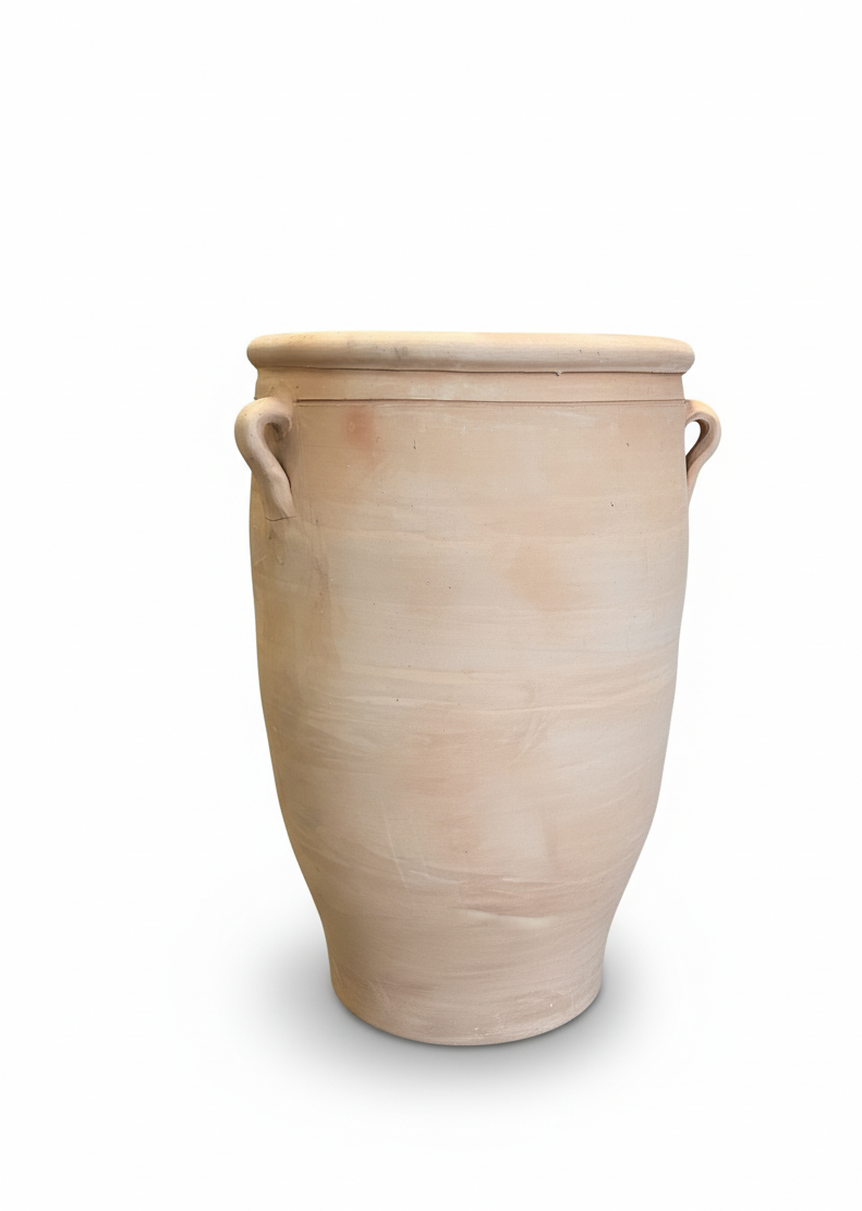 Terrakotta krukke med ører