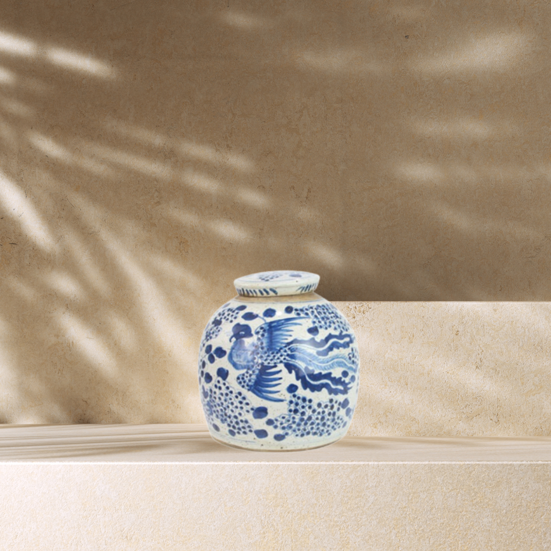 Chinoiserie Tea Jar
