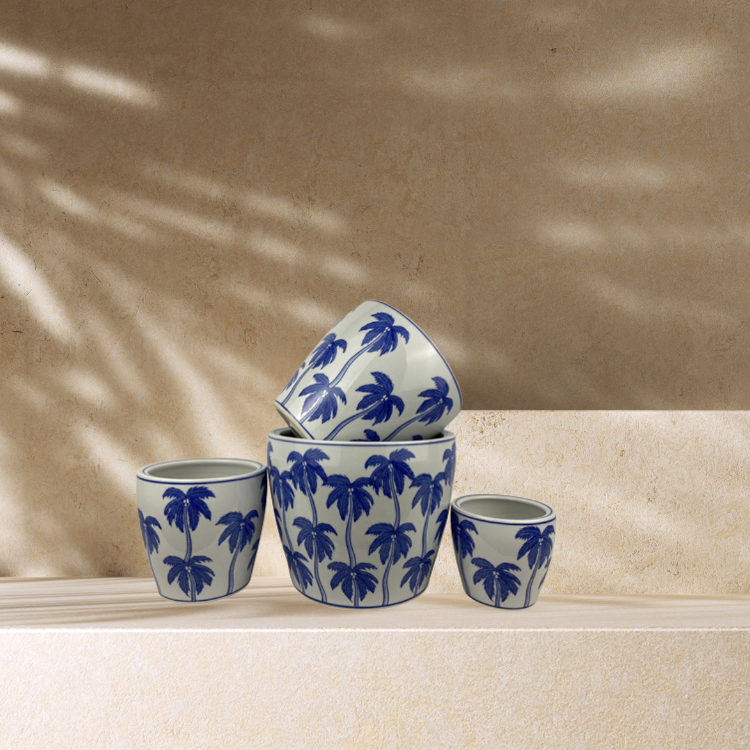 Palme blomsterpotter