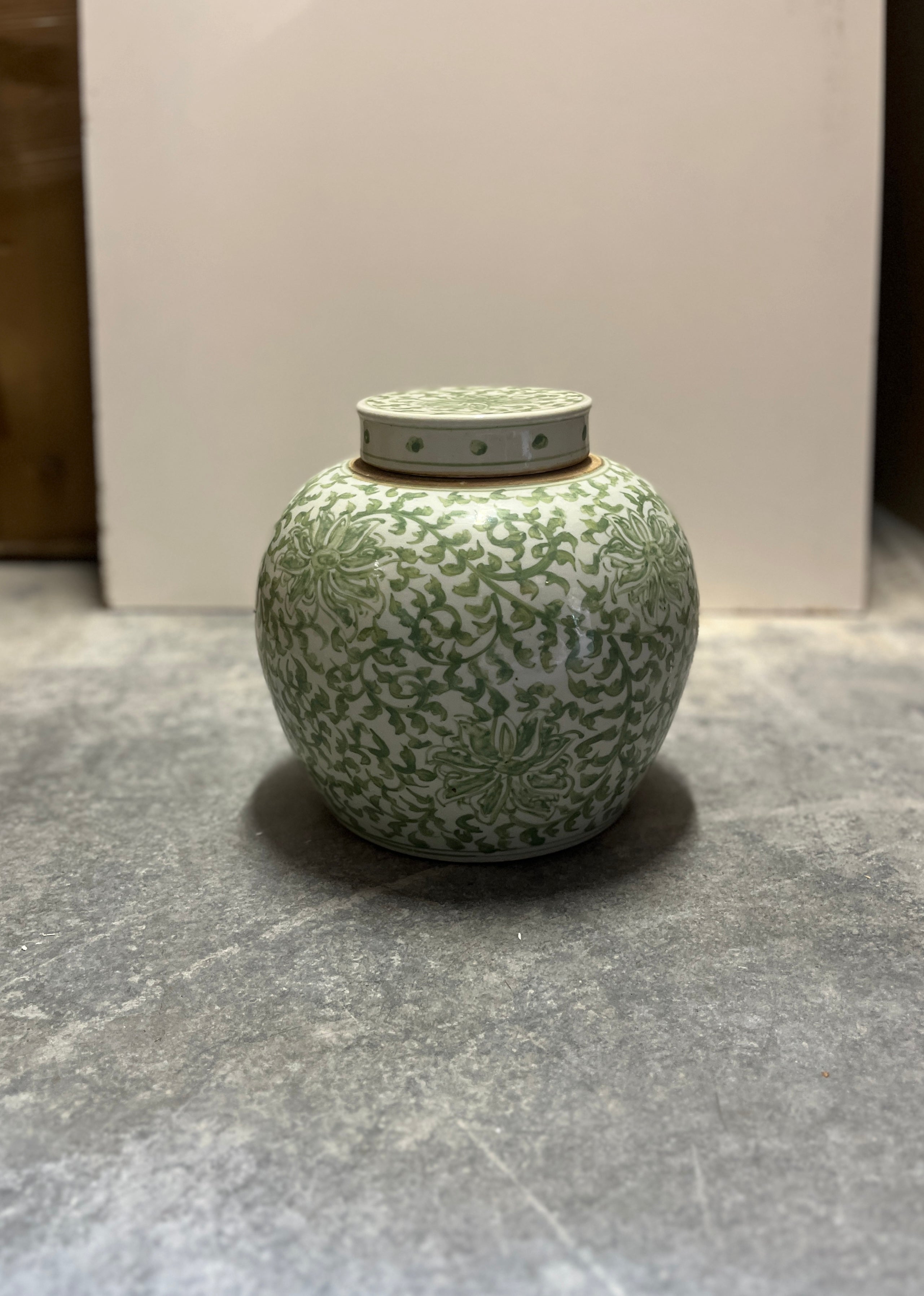 Tea Jar med botanisk motiv