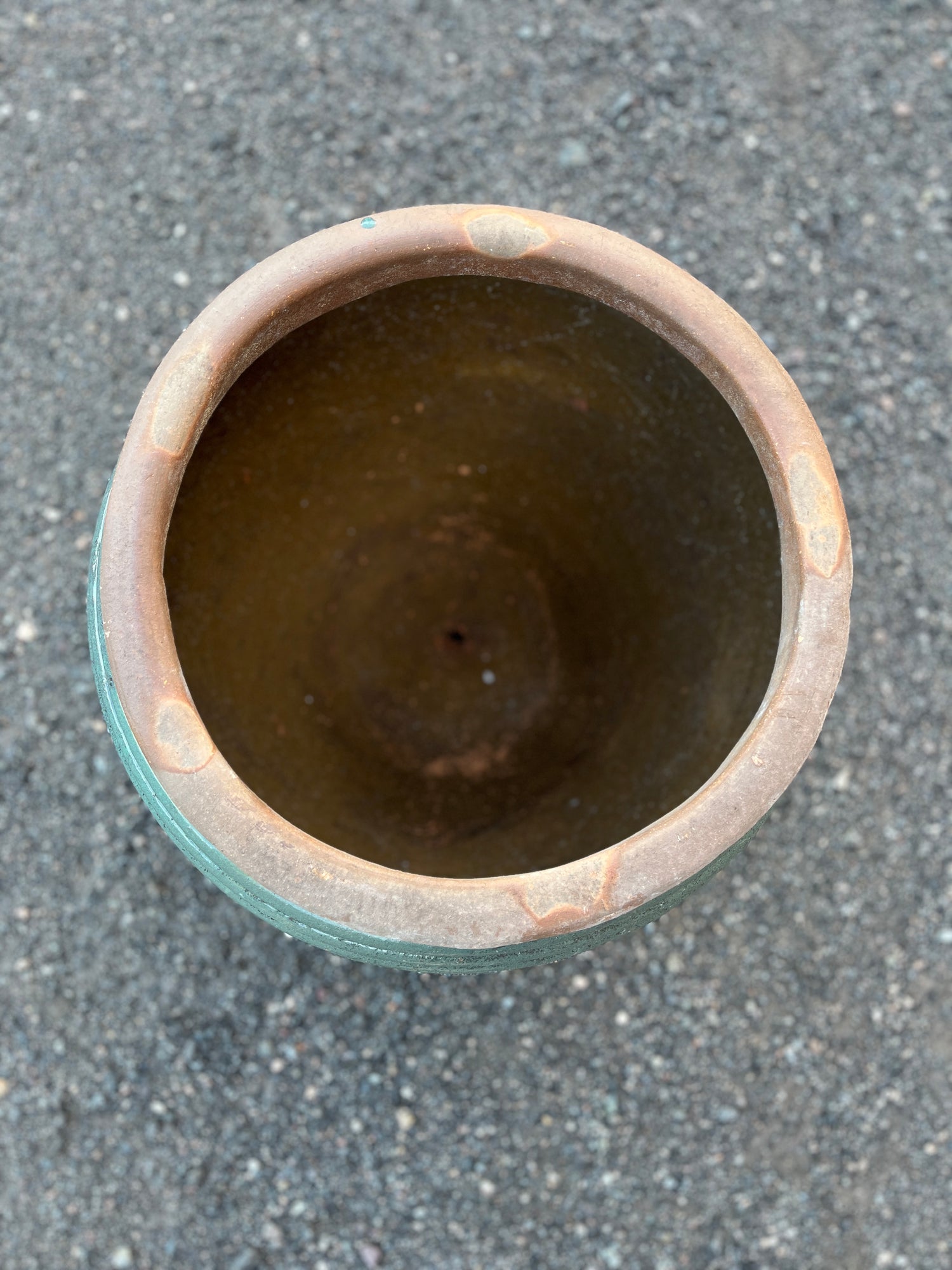 Rillet kiln blomsterpotte