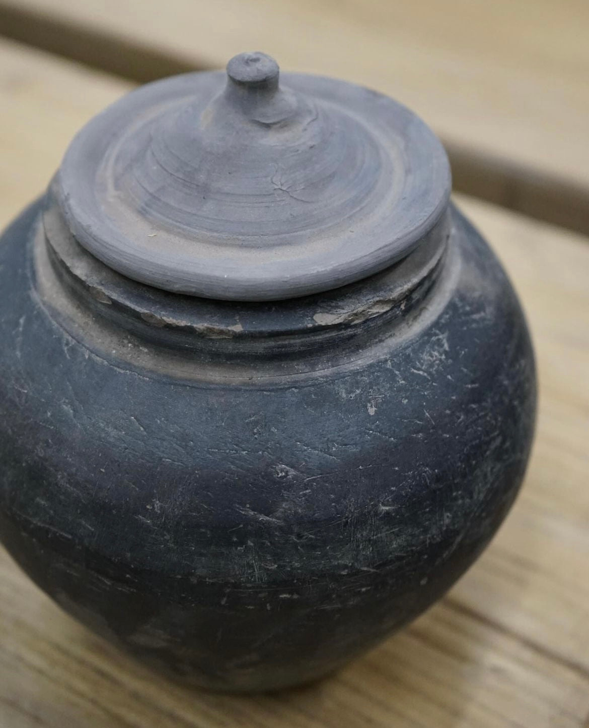 Grå Tea Jar