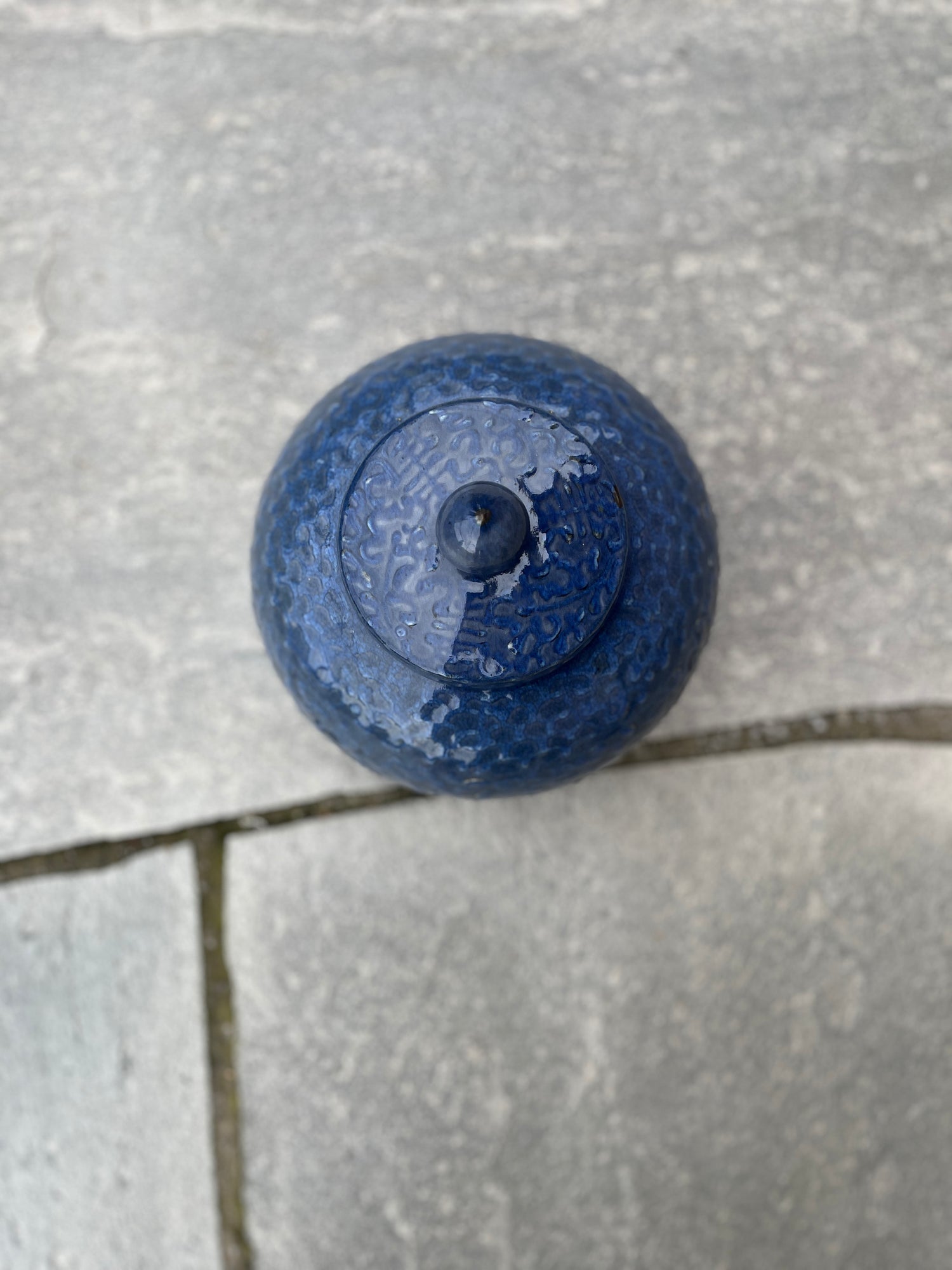 Midnight Blue Tea Jar