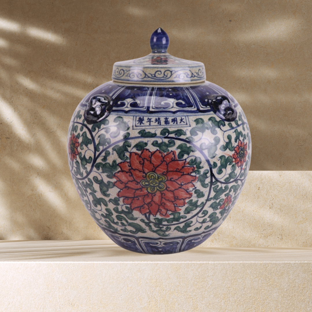 Mønstrete Tea Jar