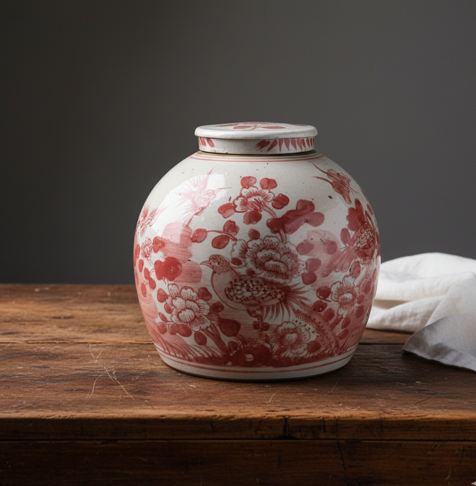 Tea Jar - Chinoiserie