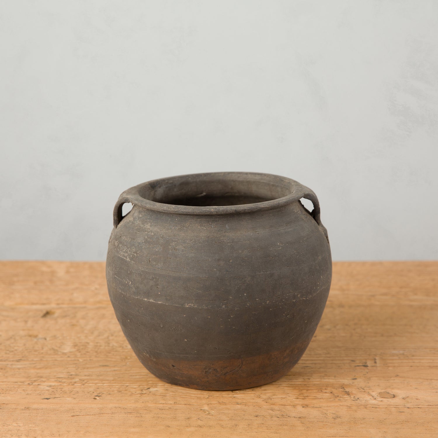 Grå Nian krukke med ører