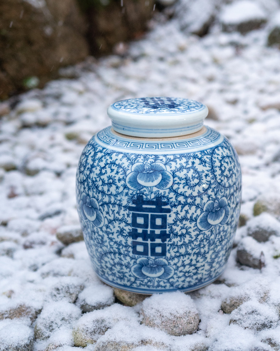 Tea Jar - Double Happiness