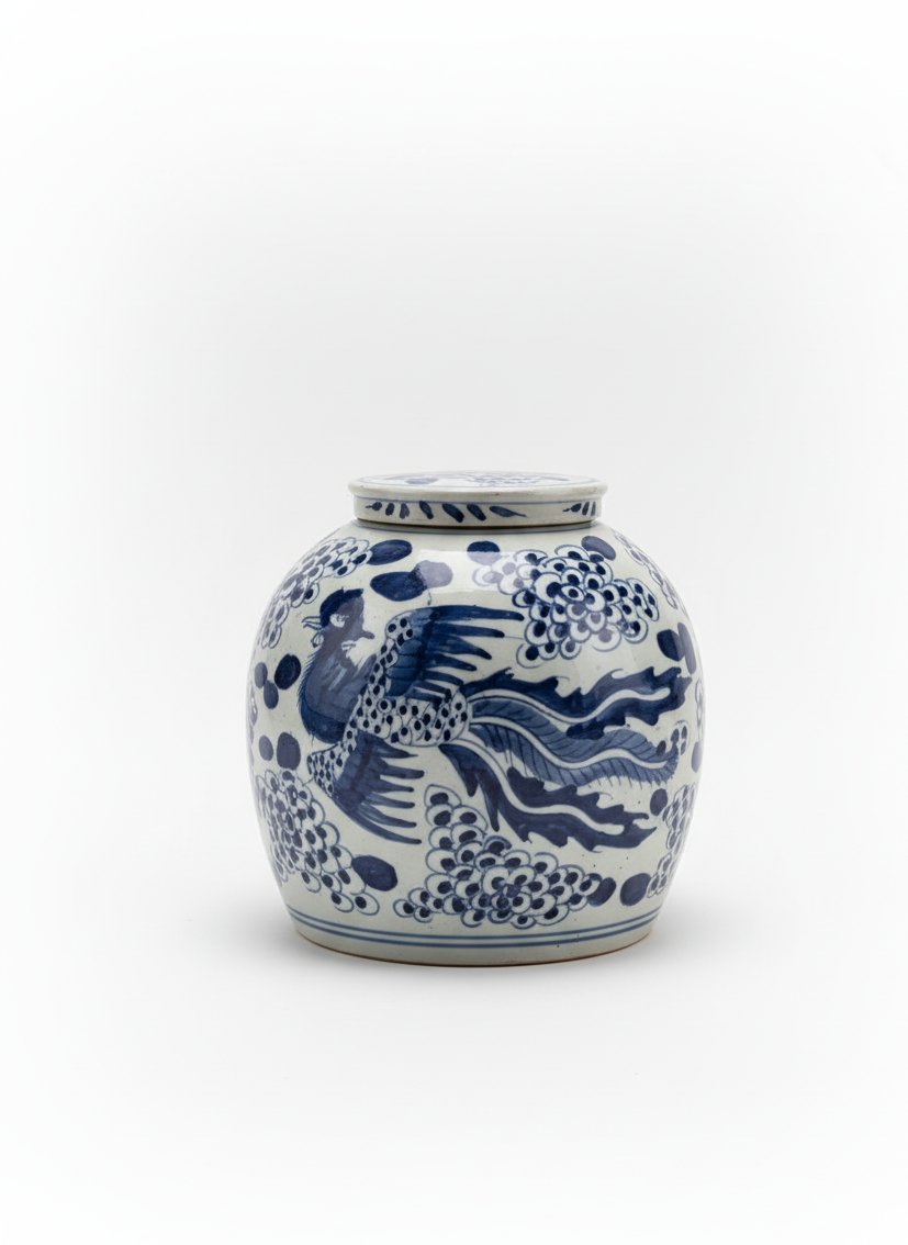 Tea Jar - Chinoiserie