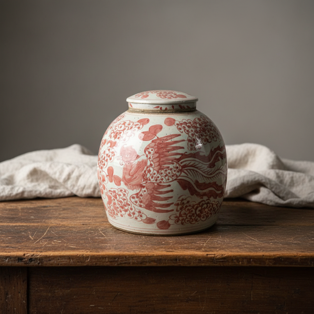 Tea Jar - Chinoiserie