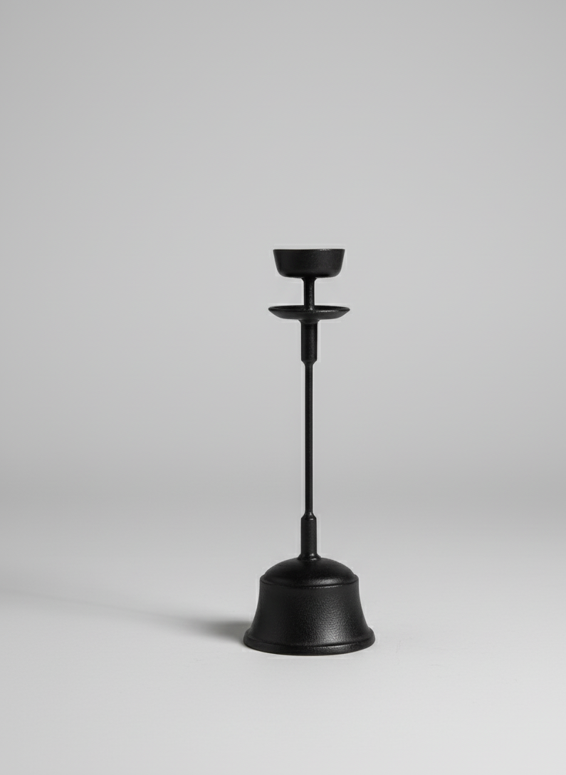 Vintage jern lysestake