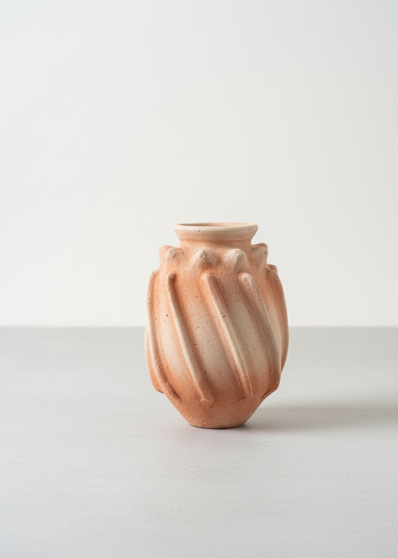 Atlas terrakotta krukke