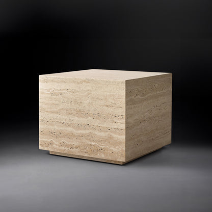 Travertine kube bord