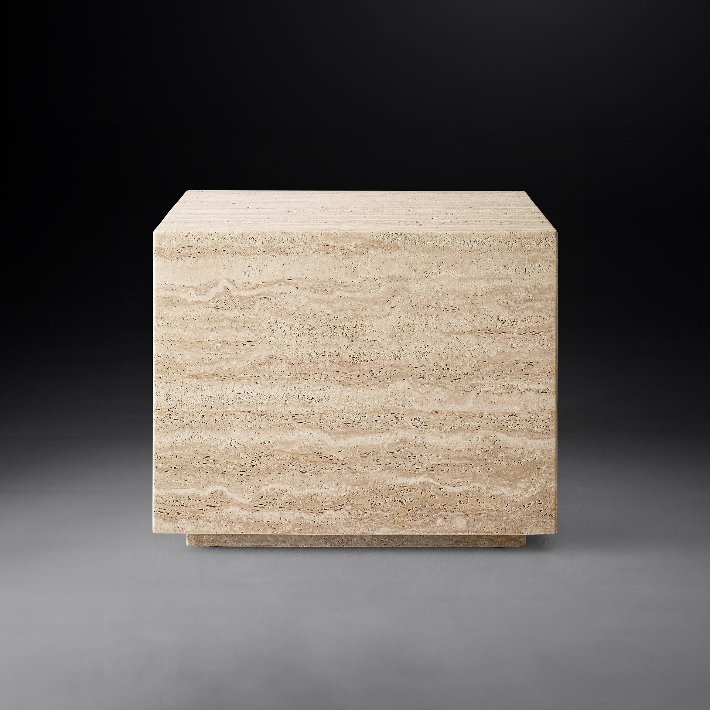 Travertine kube bord