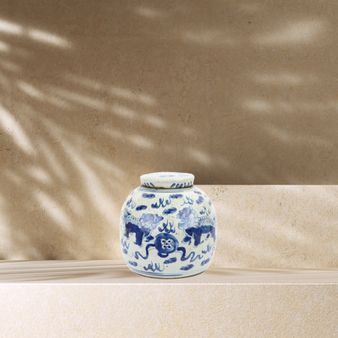 Chinoiserie Tea Jar