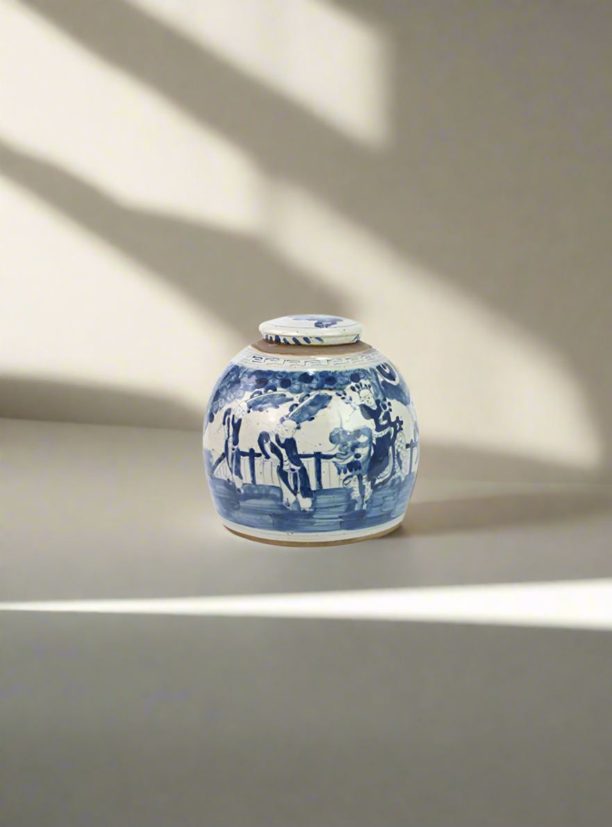 Chinoiserie Tea Jar