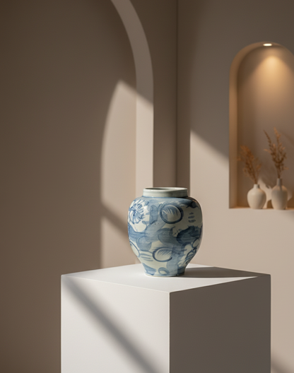 Håndmalt Cloud vase