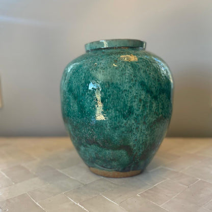 Sea green vase