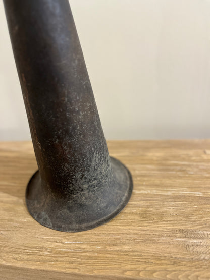 Lysestake i brent kobber