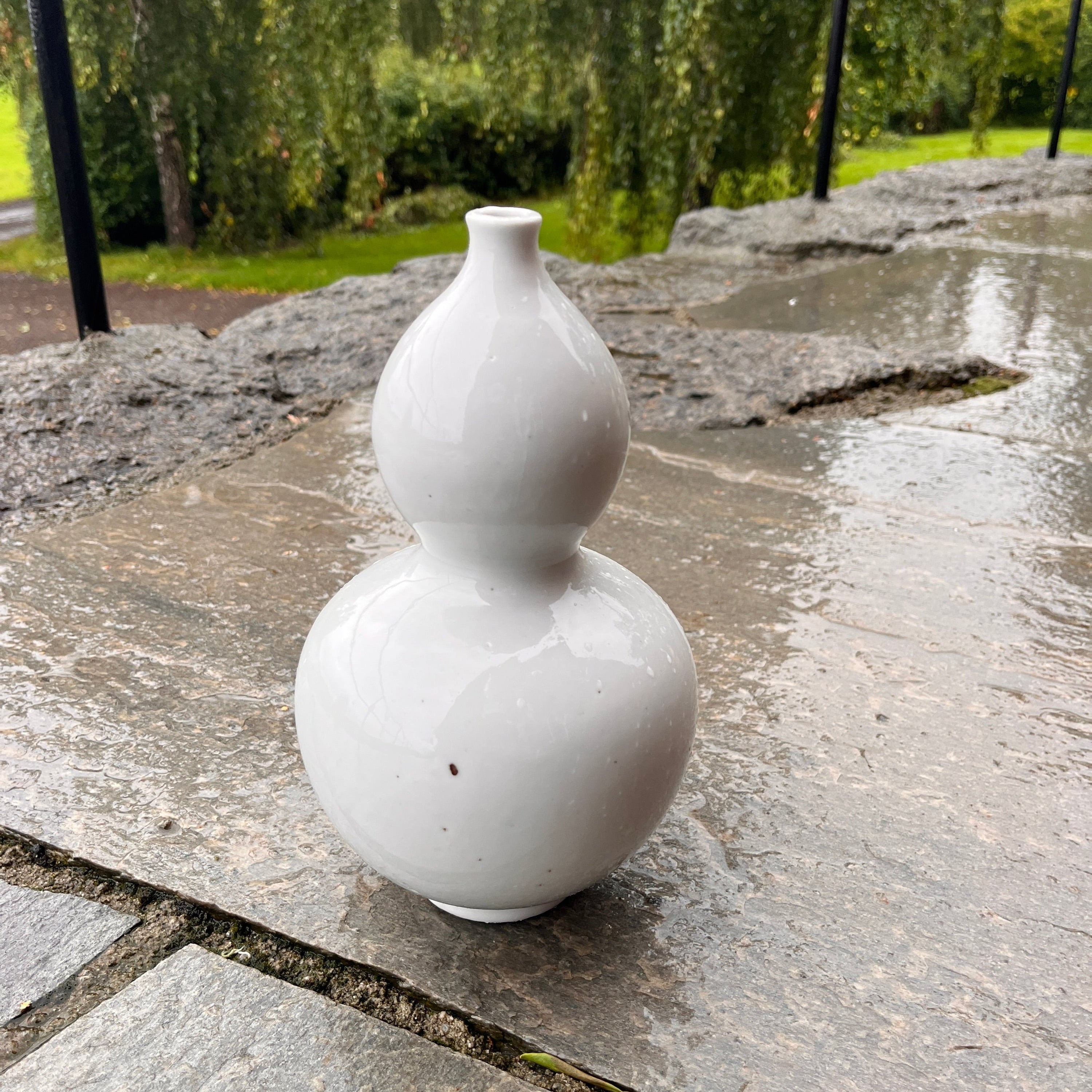 Vase - Rustikk Hvit