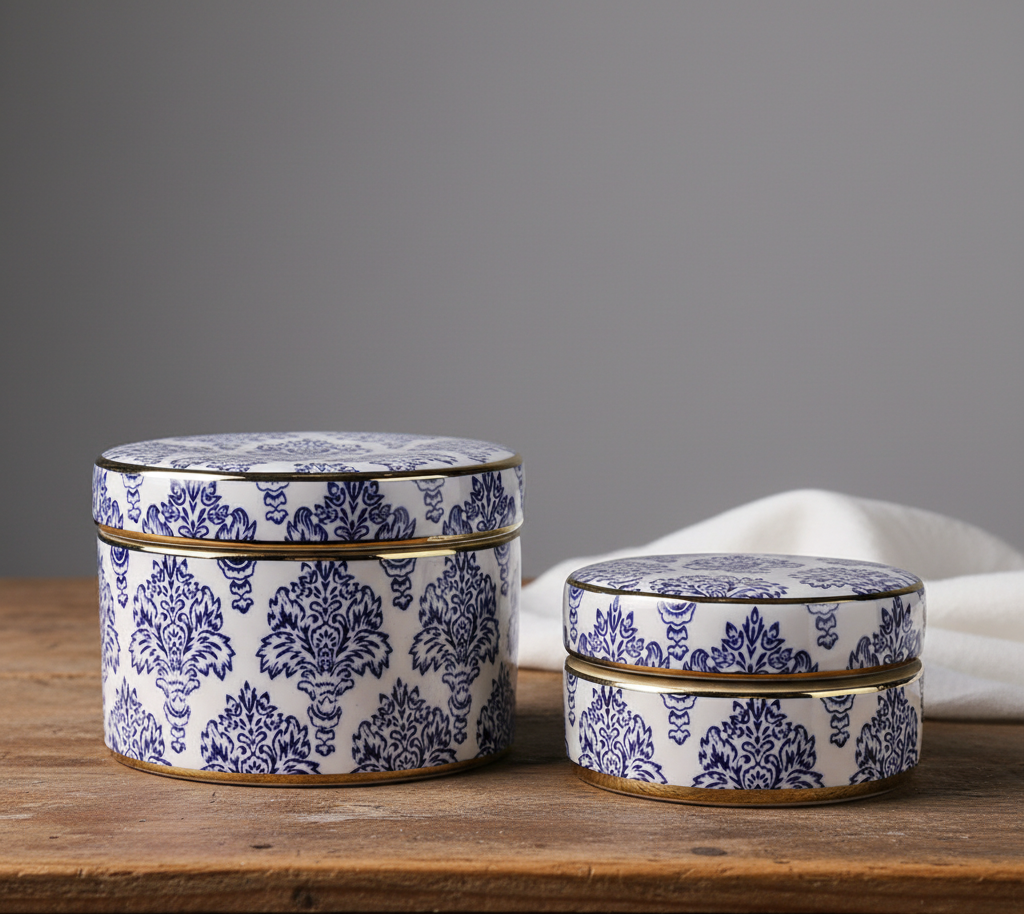Trinket Box - Paisley Mønster