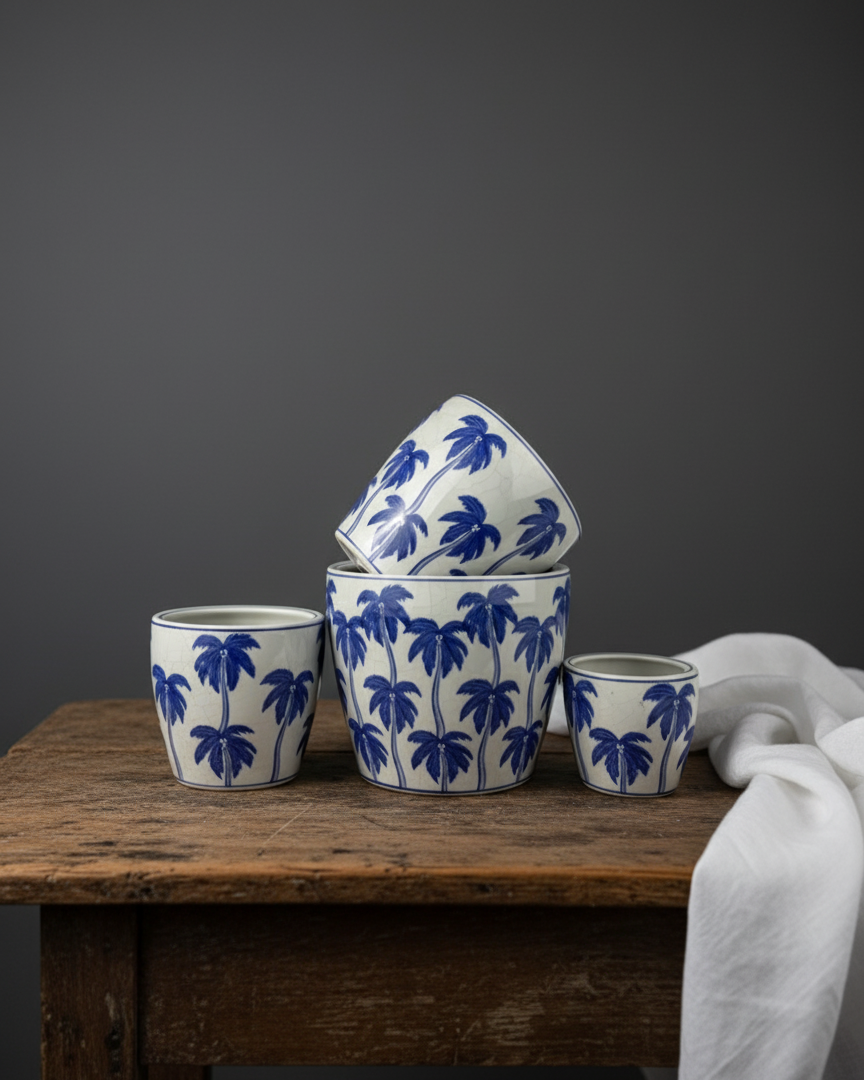 Palme blomsterpotter