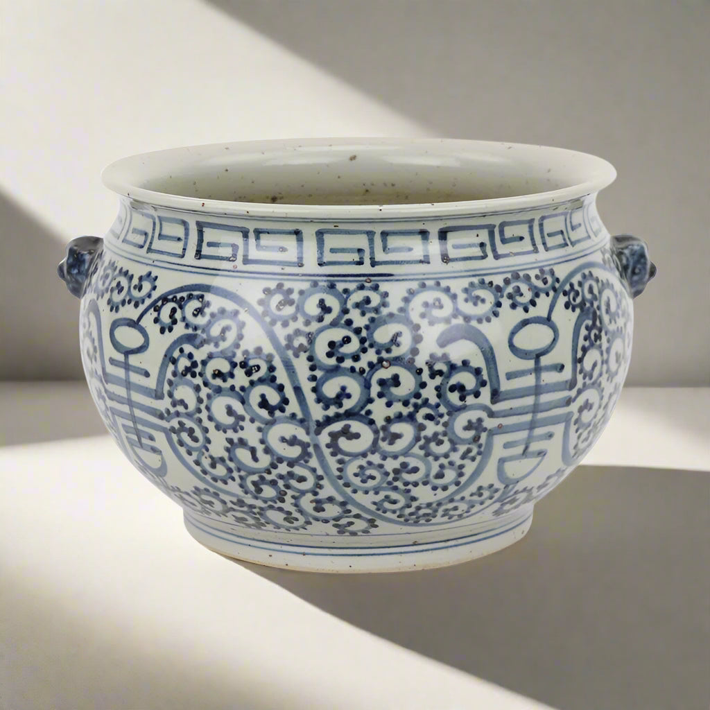 Klassisk Chinoiserie blomsterpotte