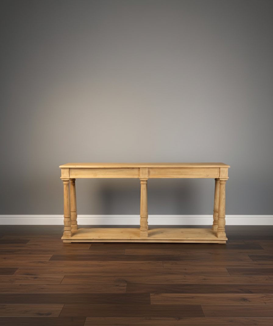 Konsollbord med balustrade ben