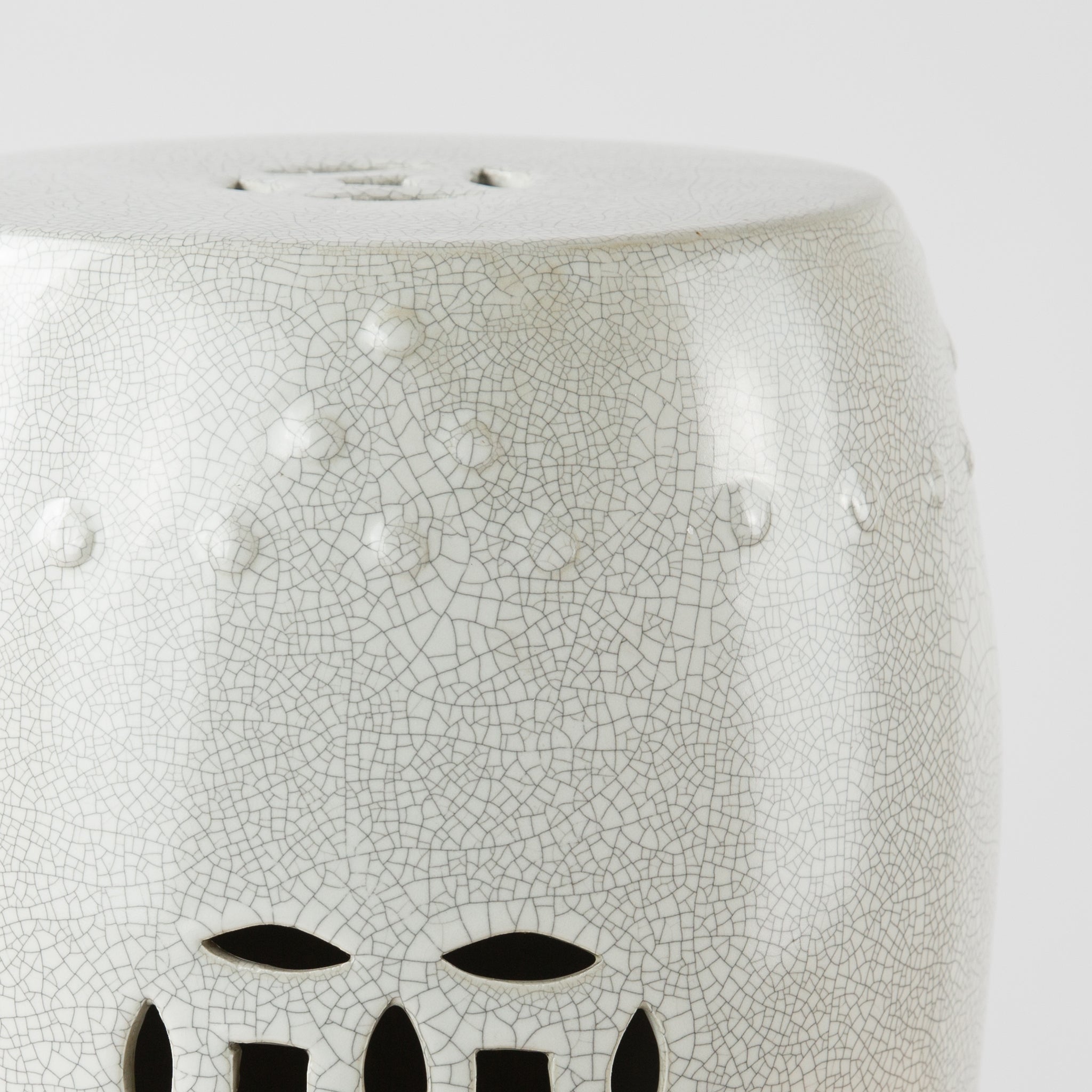Garden Stool - Krakkelert