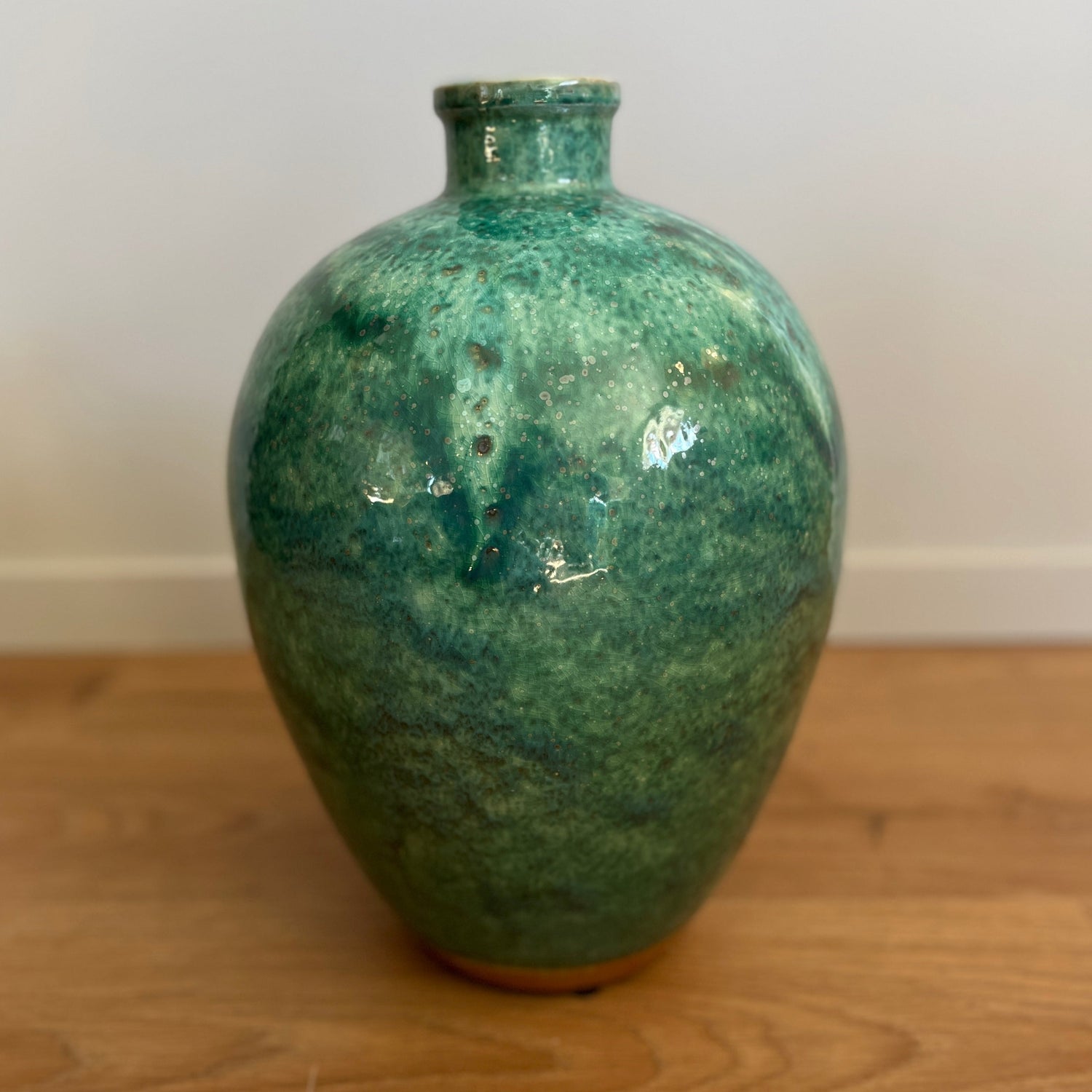 Sea green vase