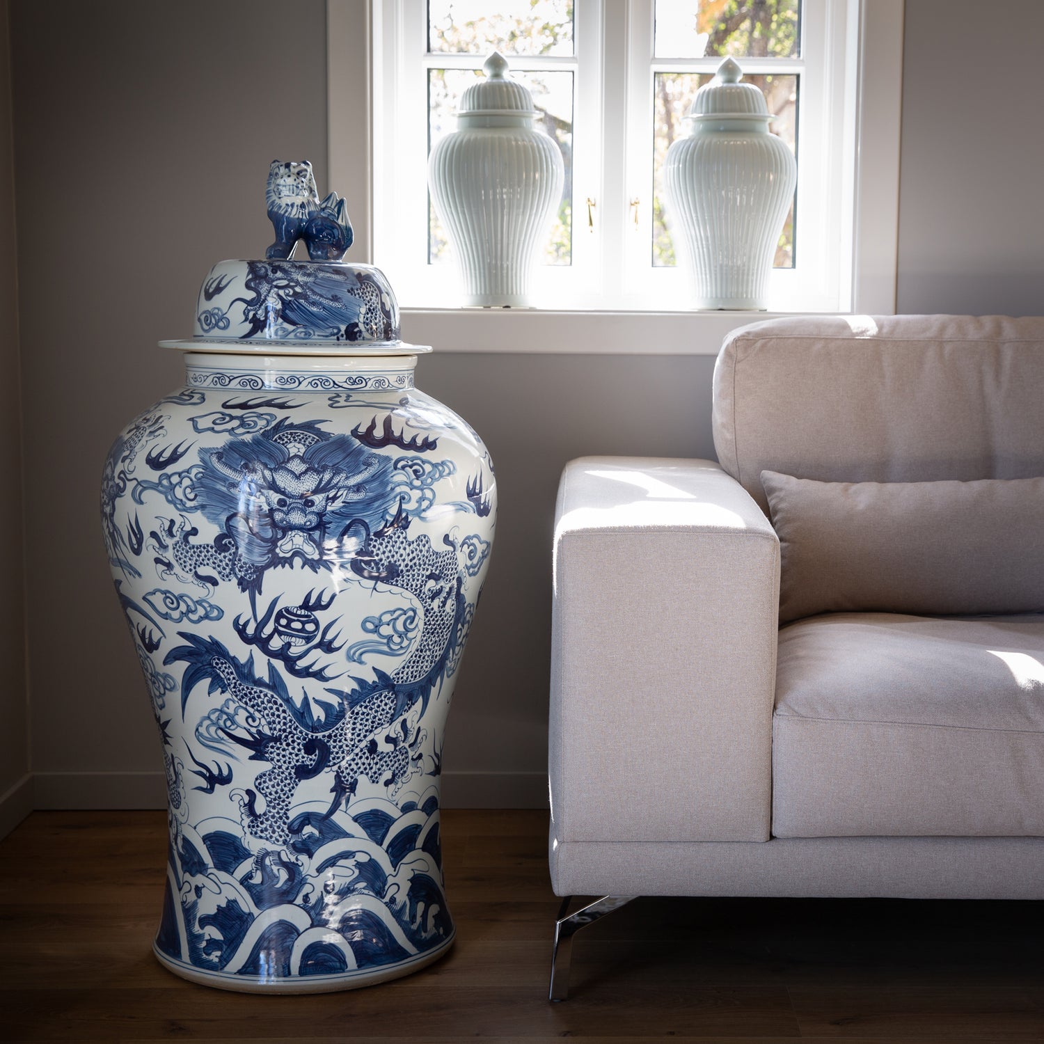 Chinoiserie Ginger Jar